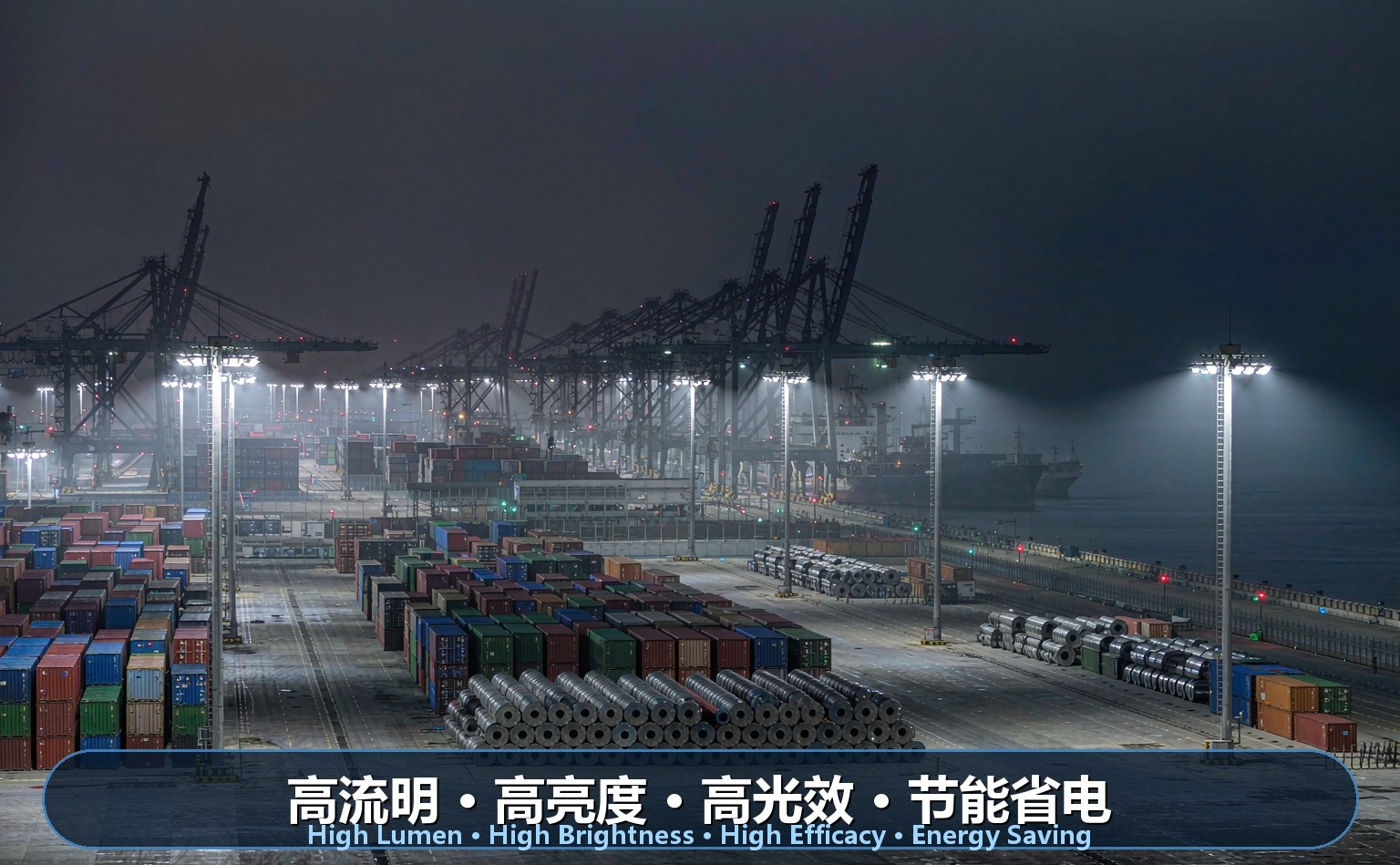 港口码头堆场LED照明 港口码头堆场LED照明