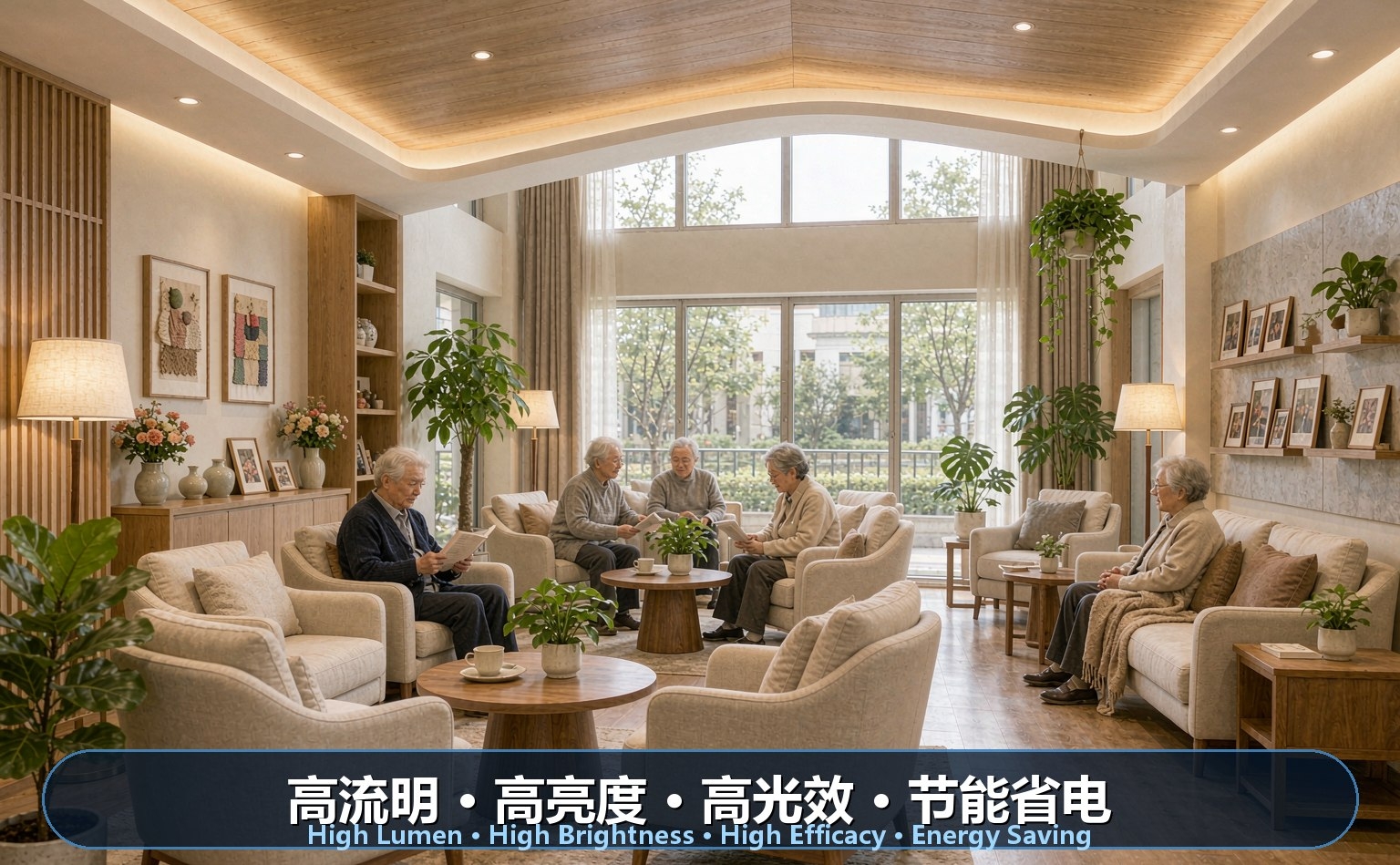养老院康养中心LED照明 养老院康养中心LED照明