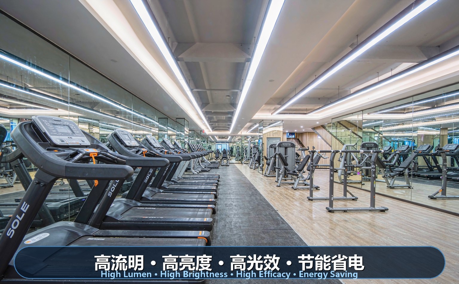 大型健身运动中心LED照明 大型健身运动中心LED照明