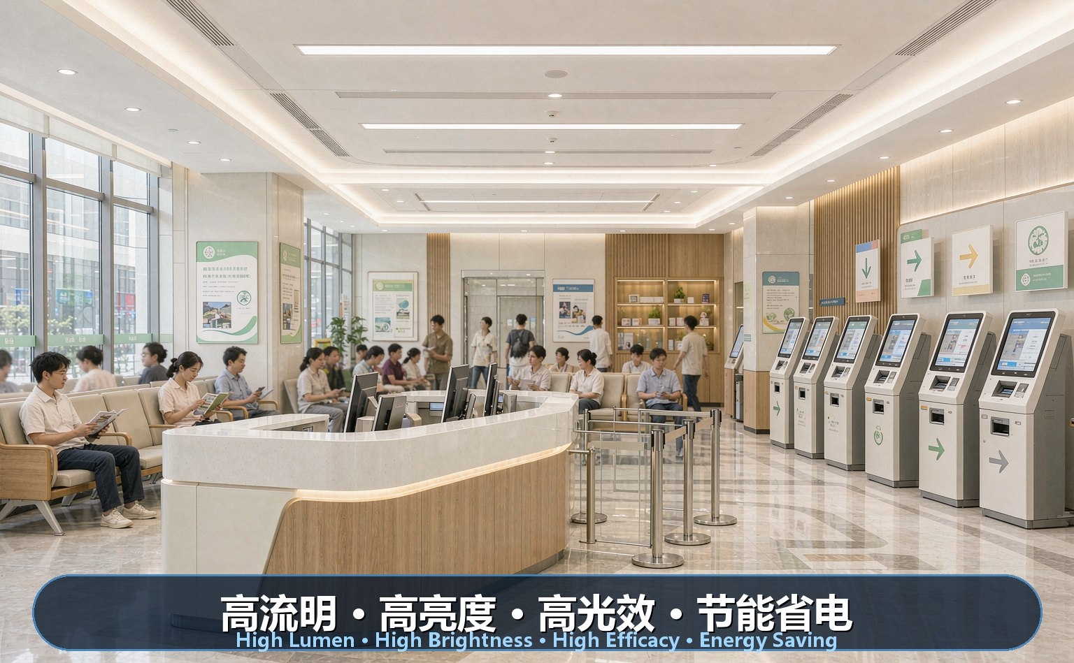 医院门诊大厅LED照明 医院门诊大厅LED照明