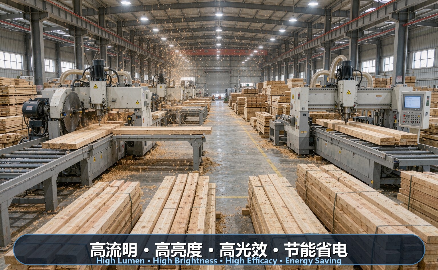 木材加工厂房LED照明 木材加工厂房LED照明