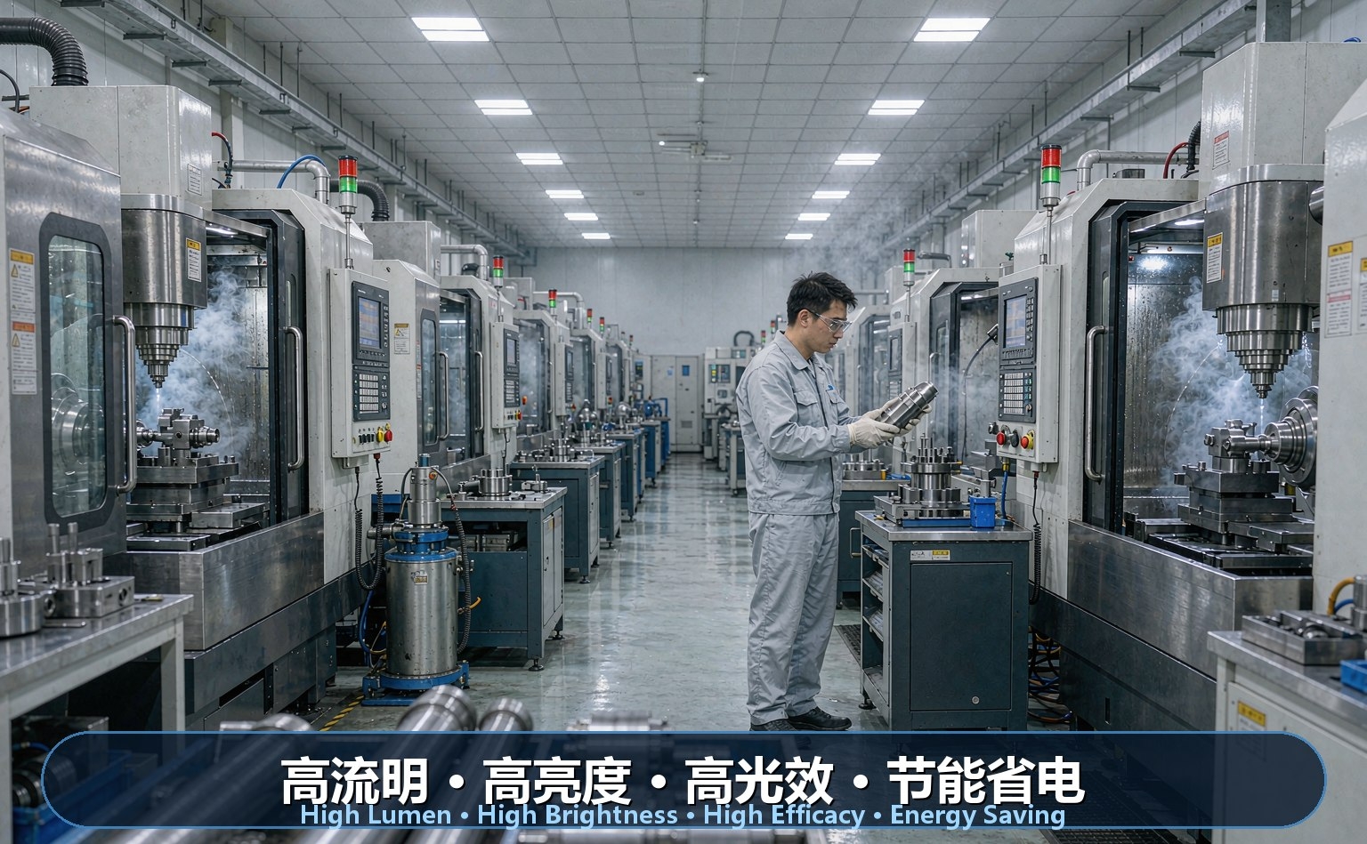 机械加工车间LED照明 机械加工车间LED照明