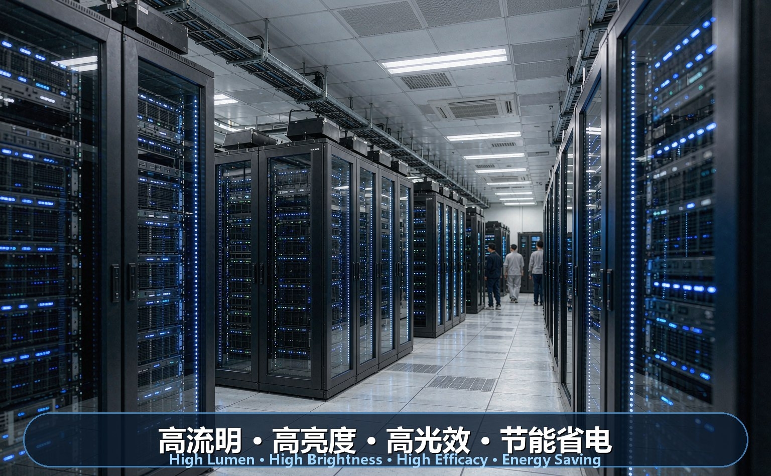 大型数据中心机房LED照明 大型数据中心机房LED照明