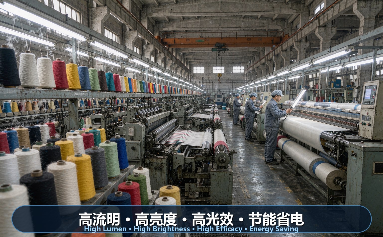 纺织印染厂房LED照明 纺织印染厂房LED照明