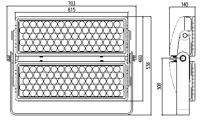 XY-FGD-F 尺寸图 703×140×536mm XY-FGD-F 尺寸图 703×140×536mm